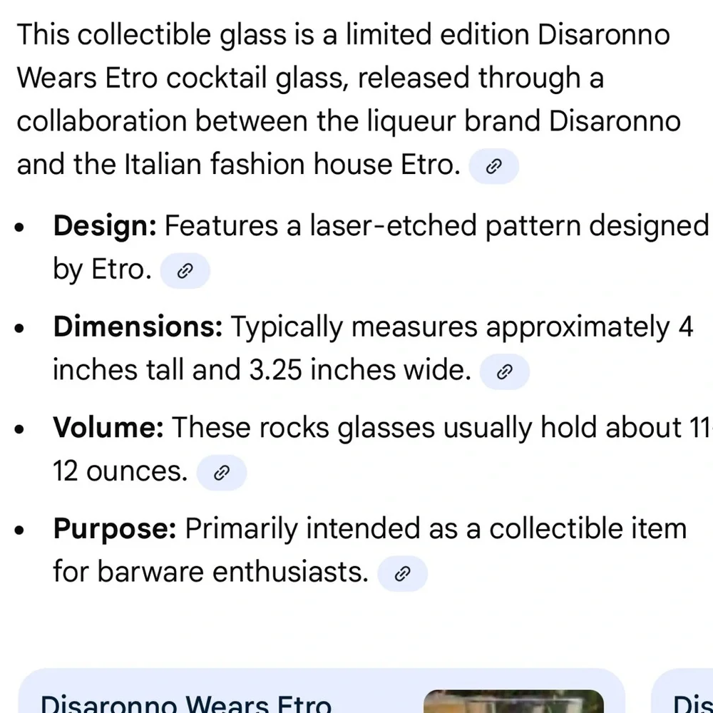 Etro stylish glass
